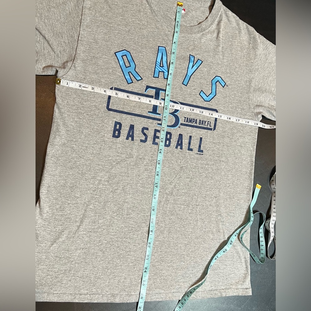 Tampa Bay Rays Baseball Gray T-Shirt - Picture 6 of 6